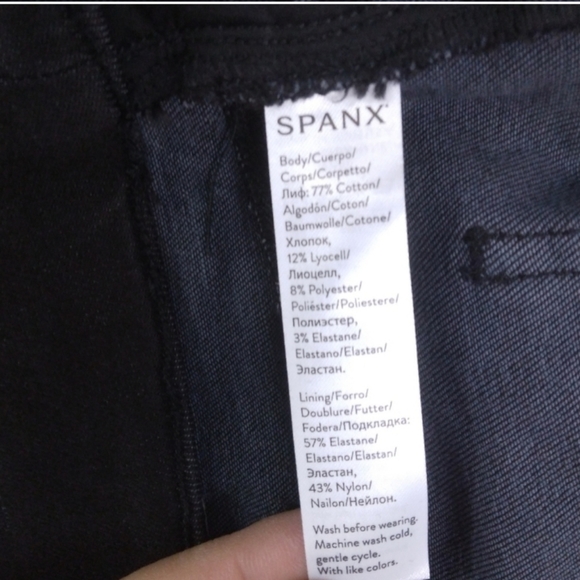NWT SPANX Vintage Distressed Ankle Skinny Jeans $128 - Picture 14 of 14